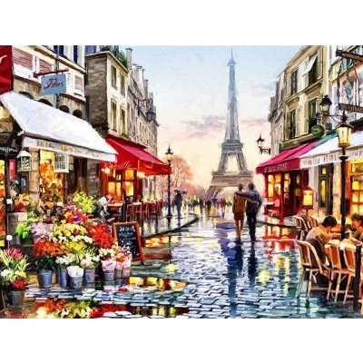 GFT Diamantové malování Eiffelova věž 30 x 40 cm – Sleviste.cz