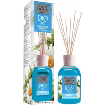 Sweet Home aroma difuzér s tyčinkami Talco Pudr 250 ml