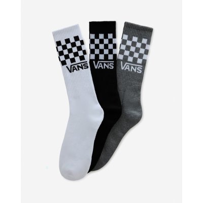 Vans pánské ponožky Classic Check Crew Black/White – Zboží Mobilmania
