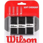 Wilson Soft overgrip 3ks černá – Hledejceny.cz