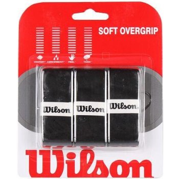 Wilson Soft overgrip 3ks černá