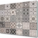 Sklenena krajeci deska Keramické dlaždice 60x52 cm – Zboží Mobilmania