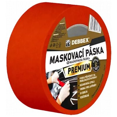 Debbex Premium Maskovací páska 100°C 50 mm x 50 m – Hledejceny.cz