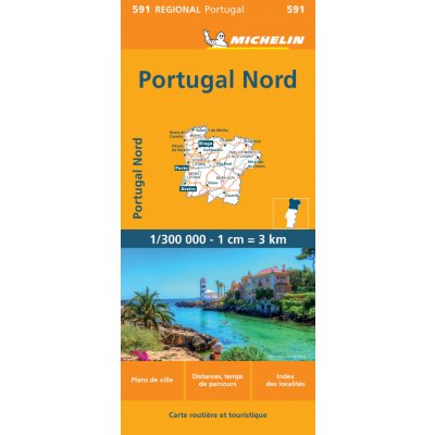 Michelin vydavatelství mapa Portugal north 1:300 t.