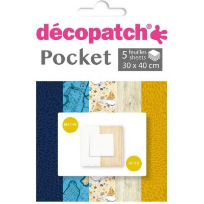 décopatch Papíry na decoupage 5ks kolekce č.15 – Zboží Mobilmania