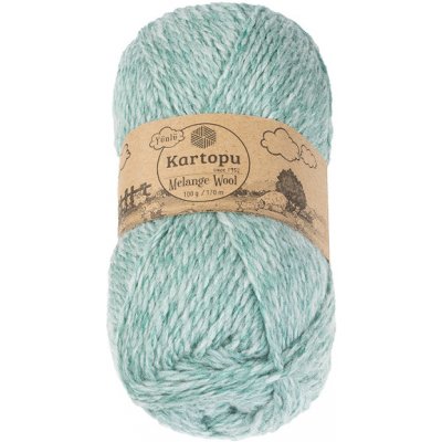 Bellatex Příze MELANGE WOOL 100g / 170 m Zelená – Zboží Mobilmania