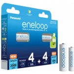 Panasonic Eneloop Combipack AA 4ks, AAA 4ks KJMCDE44E – Zboží Živě