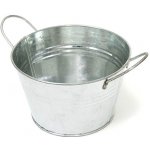 Kovový kbelík s držadly 16x10 cm – Zboží Dáma