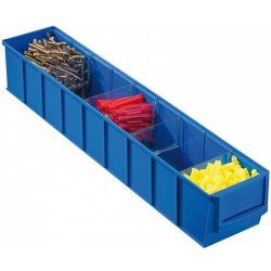 Allit Plastový regálový box ShelfBox 91 x 500 x 81 mm modrý