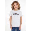 Dětské tričko Tommy Hilfiger dětské bavlněné tričko s potiskem KB0KB08555.128.176.9BYX šedá