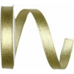 Stuha saténová STARDUST GOLD zlatá 10mm x 2m (9,-Kč/m) – Zboží Dáma
