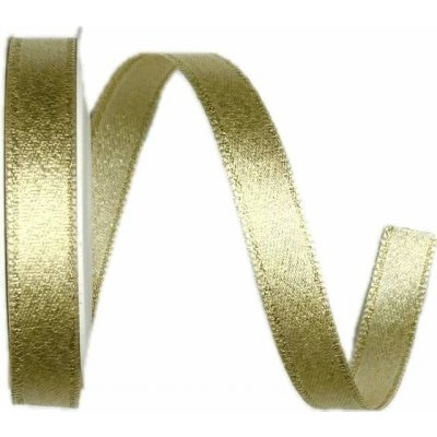 Stuha saténová STARDUST GOLD zlatá 10mm x 2m (9,-Kč/m) – Zboží Dáma