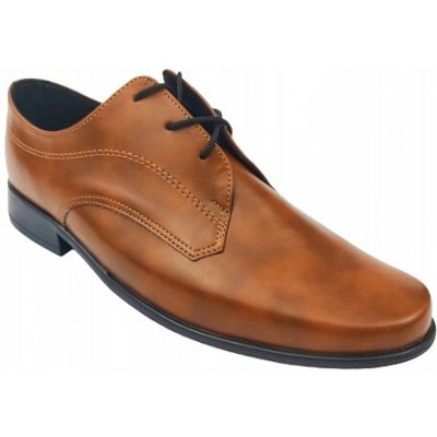 Miko model 019 chlapecké společenské polobotky k prvnímu svatému přijímání hnědé – Zboží Mobilmania