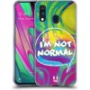 Pouzdro a kryt na mobilní telefon Samsung Pouzdro Head Case Samsung Galaxy A40 HOLOGRAF I'M NOT NORMAL