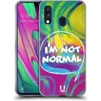 Pouzdro Head Case Samsung Galaxy A40 HOLOGRAF I'M NOT NORMAL – Zbozi.Blesk.cz