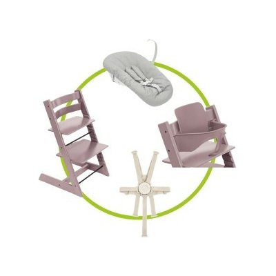 Stokke Tripp Trapp Baby Set2 Heather Mauve – Zboží Dáma