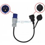 Tanatech Adaptér vidlice CEE na zásuvku Schuko 16A – Zboží Mobilmania