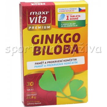 Maxivita Premium Ginkgo Biloba 30 tablet