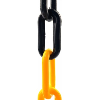 EU select Plastový řetěz 10mm x 10 mm černo-žlutý – Hledejceny.cz