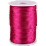 Saténová šňůra Ø2 mm - 10m Barva: růžová tmavá – Hledejceny.cz