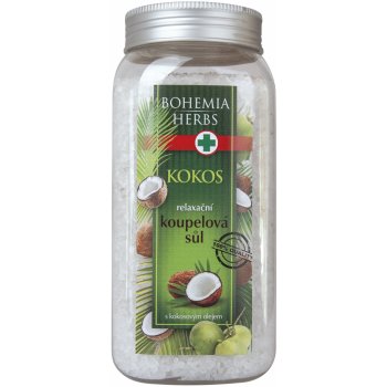 Bohemia Herbs Kokosový olej koupelová sůl 900 g