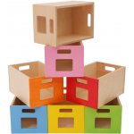 Hajdalánek Úložný box dřevěný 23 x 35 x 19 cm oranžová – Sleviste.cz