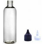 Via Plastová lahvička čirá s černou špičkou Via 100 ml – Zbozi.Blesk.cz