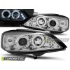 Přední světlomet Přední světla Angel Eyes Opel Astra G 98-04 chrom