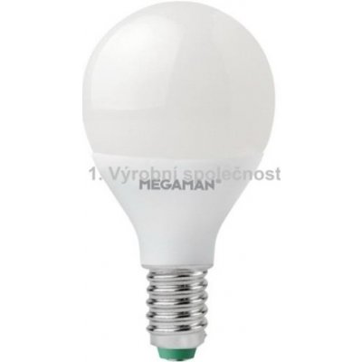Megaman LED žárovka E14 LG2605.5/WW/E14 P45 5,5W 40W teplá bílá 2800K – Hledejceny.cz