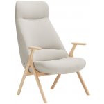 Teulat Dins Vysoké bílé s dřevěnou podnoží – Sleviste.cz