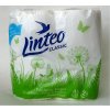 Toaletní papír Linteo Classic bílý 200 útržků 2-vrstvý 4 ks