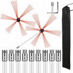 SucceBuy Komínový komínový kartáč Bílý Nylon 10 m – Zboží Dáma