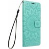 Pouzdro a kryt na mobilní telefon Coolcase Mezzo Samsung Galaxy A32 5G - Mandala green