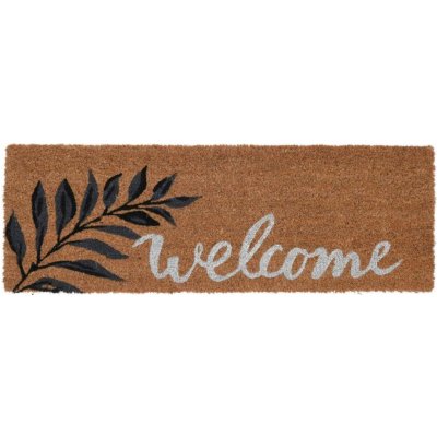 H&S Decoration Welcome od Coconut Hnědá/Černá/Bílá 75 cm x 25 cm – Zboží Mobilmania