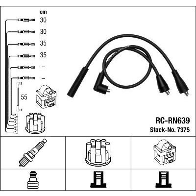 Sada kabelů pro zapalování NGK 7375 – Zboží Mobilmania