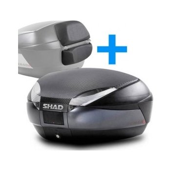 SHAD SH48 Tmavě šedá + opěrka