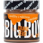 BIG BOY Grand Zero mléčné Arašídový krém s mléčnou čokoládou bez cukru 250 g – Zboží Dáma