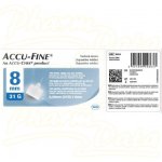 Accu-Fine jehly do inzulínového pera 31 G x8 mm 100 ks – Zboží Dáma