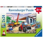 Ravensburger 051571 Stavby a vozidla 2 x 24 dílků – Zbozi.Blesk.cz