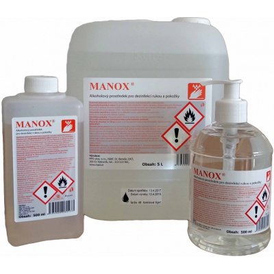 Manox dezinfekce rukou a pokožky 5 l – Zboží Mobilmania