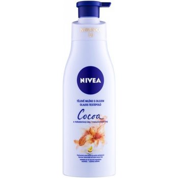 Nivea Cocoa Indulging vyživující tělové mléko pro suchou pokožku 400 ml