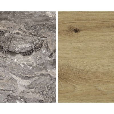 Polyform obkladová deska oboustranná kámen šedý/dřevo královské 10x640x4100 mm – Zboží Dáma