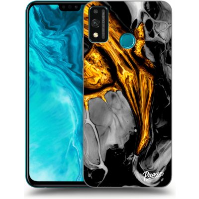 Pouzdro Picasee silikonové Honor 9X Lite - Black Gold čiré – Zbozi.Blesk.cz