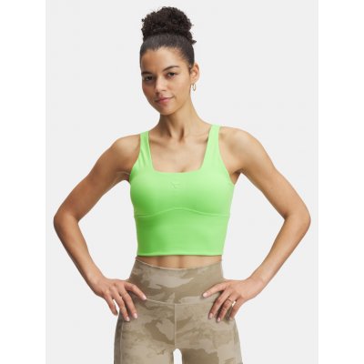 Under Armour Pjt Rck Fitted Bra Tank zelená – Zboží Mobilmania