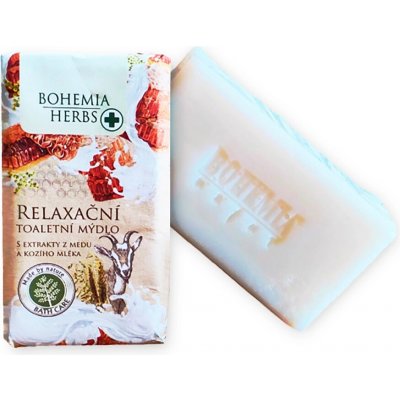 Bohemia Herbs Med a Kozí mléko toaletní mýdlo 100 g – Zboží Dáma