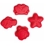 Bigjigs Toys Silikonové formičky červené Cherry – Zboží Dáma