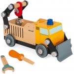 Janod Dřevěné auto a stavebnice BricoKids – Hledejceny.cz