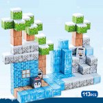 iMex Toys Magnetická stavebnice 113 ks ve stylu minecraft – Zboží Dáma