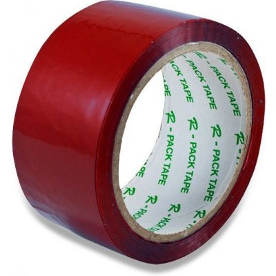 Reas Pack Barevná samolepicí páska červená 48 mm x 66 m