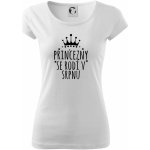 Princezny se rodí v srpnu dámské triko Bílá – Sleviste.cz